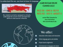 Learn a year of Russian this Summer!