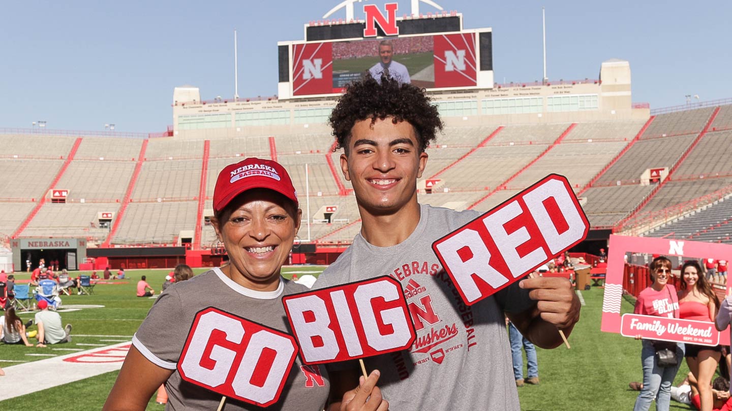 Make plans to visit your Husker during Family Weekend, Sept. 23-25, 2022.