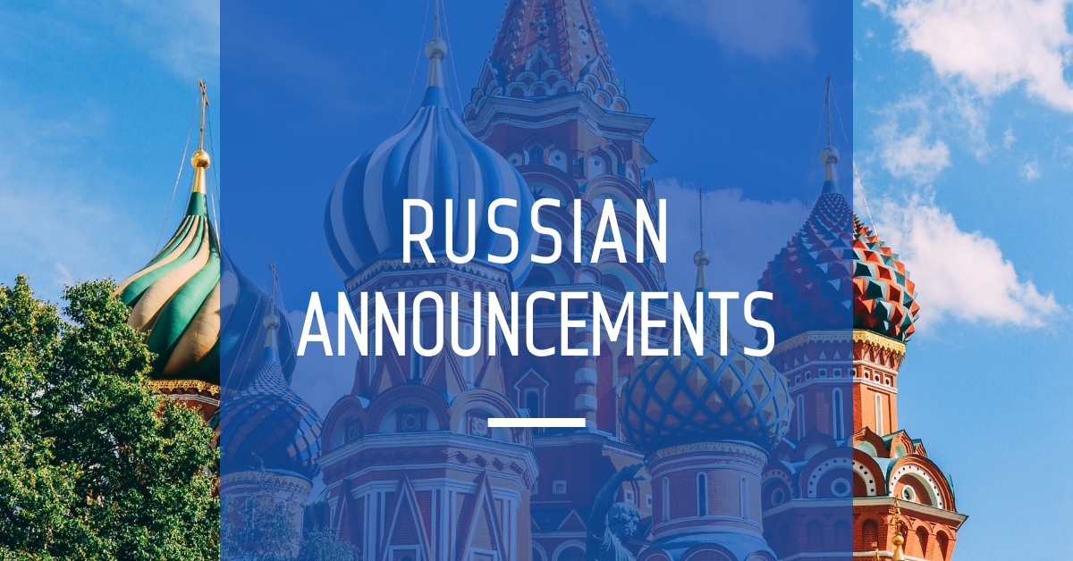 Russian Announcements