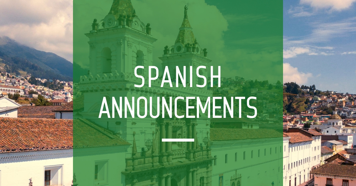 Spanish Announcements