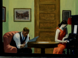 Edward Hopper, Room in New York, 1932, Oil on canvas