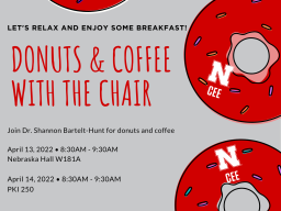 Donuts & Coffee with the Chair