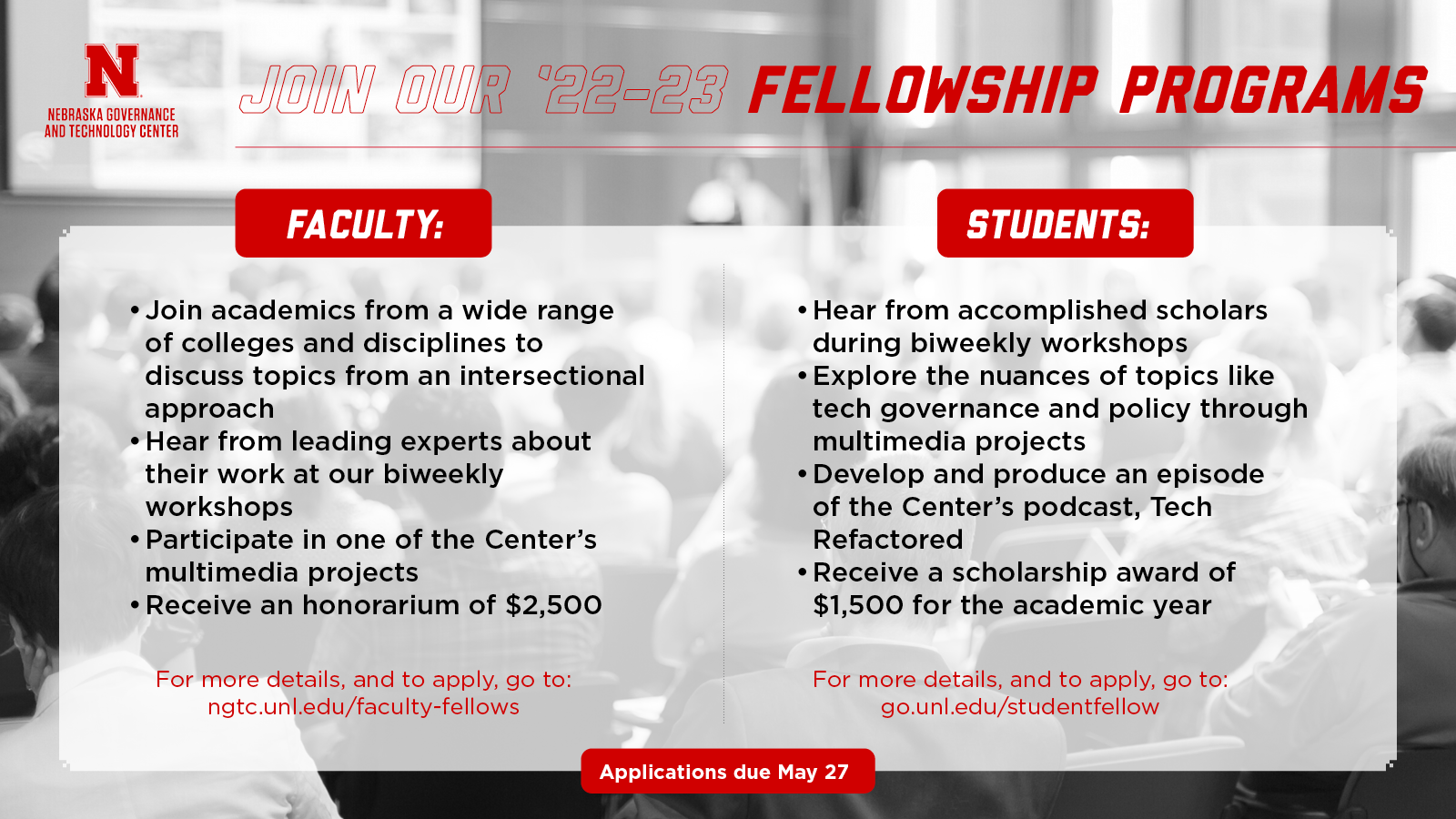 Join the '22-23 Fellowship Program