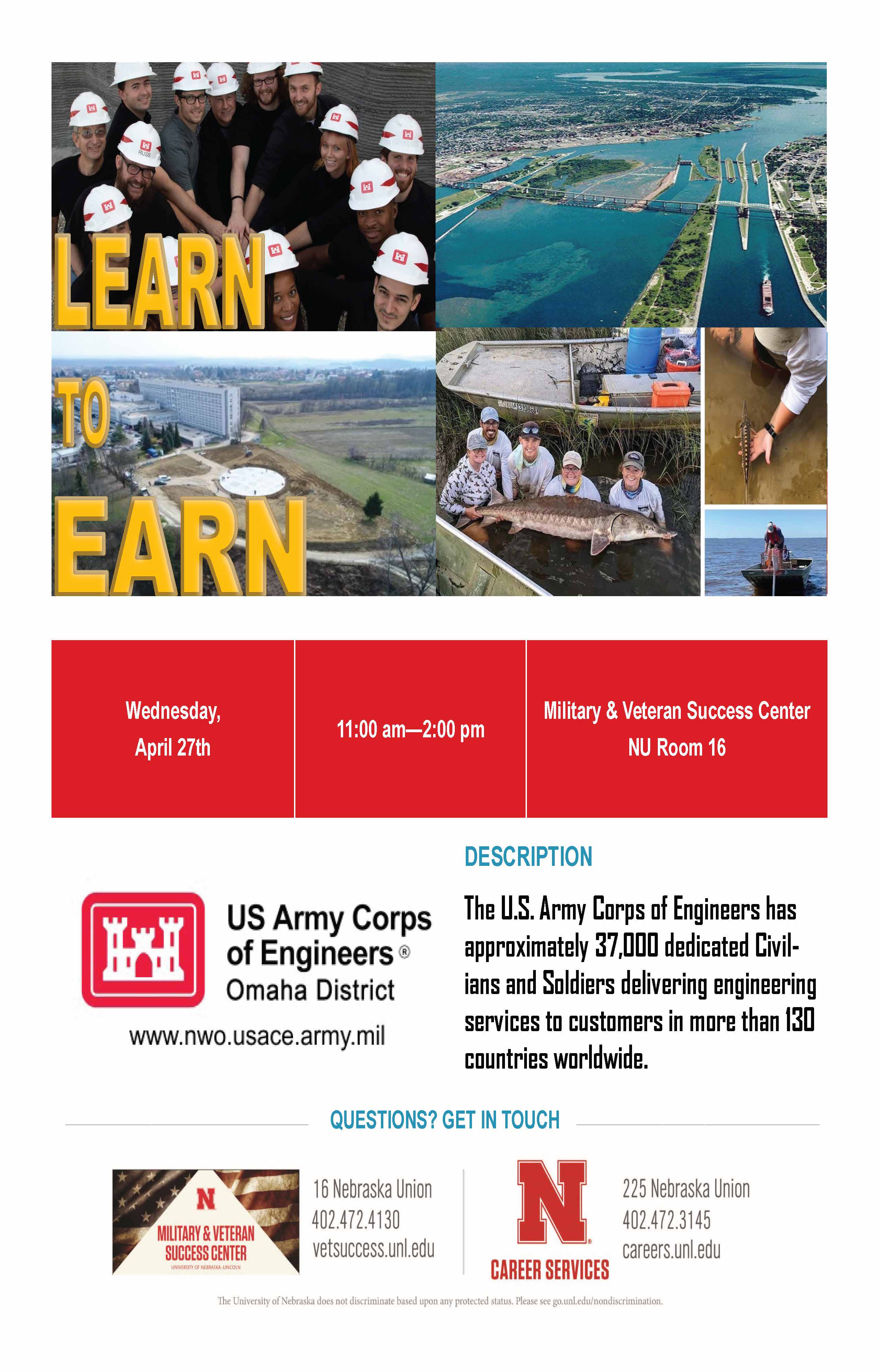 USA Corps of Engineers Learn to Earn