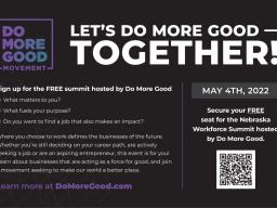 Do More Good Movement - Nebraska Workforce Summit