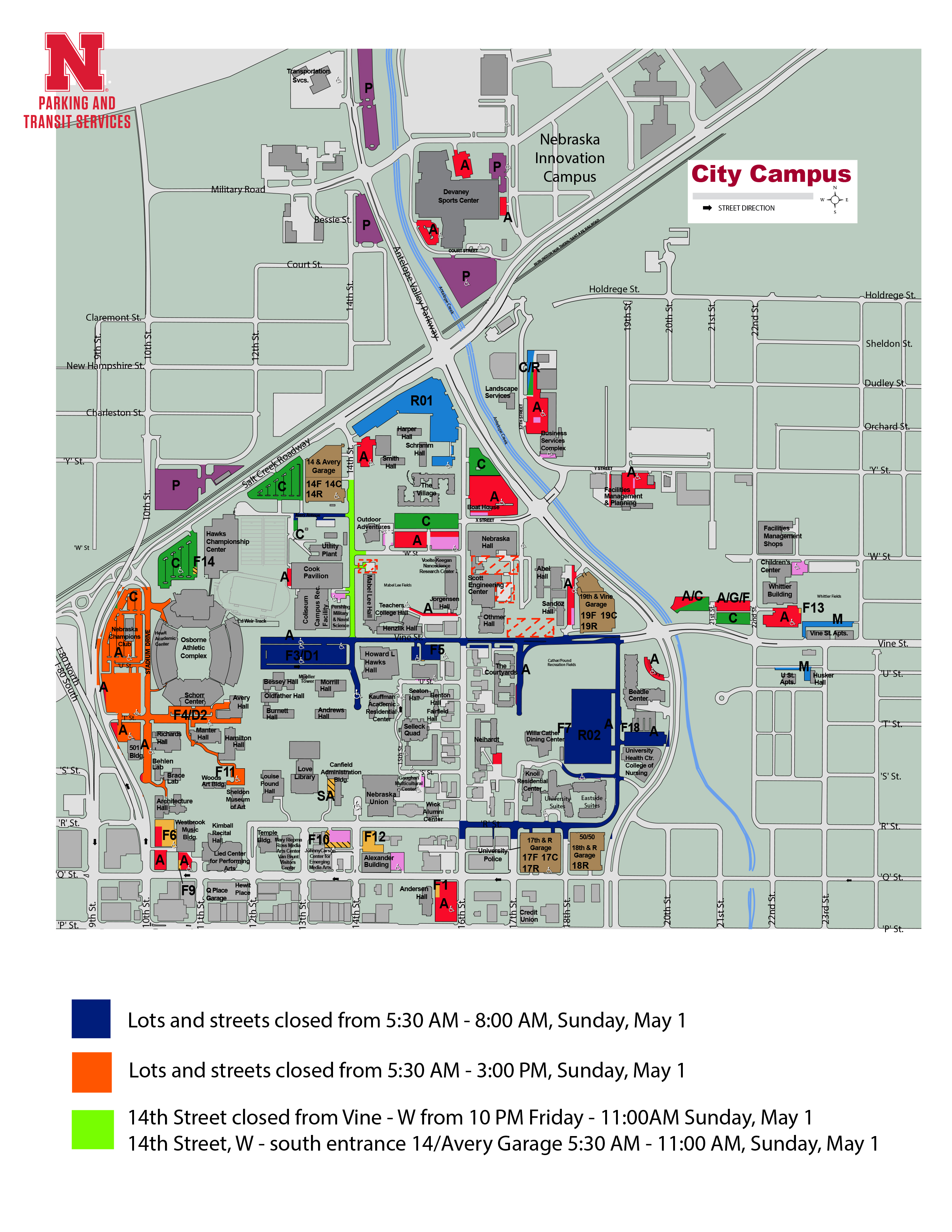 The Lincoln Marathon will be held May 1. City Campus is a key area for the race and related weekend events. The marathon route includes sections of City Campus, including start and finish lines. 