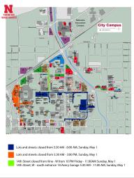 The Lincoln Marathon will be held May 1. City Campus is a key area for the race and related weekend events. The marathon route includes sections of City Campus, including start and finish lines. 