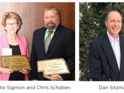 The Nebraska Academy of Sciences awarded two Friends of Science awards at the 132nd Annual Science Conference in April 2022, in which Dan Sitzman gave the Maiben Memorial Lecture.
