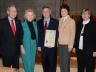 Governor Dave Heineman is joined by OLLI representatives Herb Howe, OLLI Advisory Council Chair; Leta Powell Drake, Dorothy Anderson; and Dee Aguilar, OLLI Coordinator