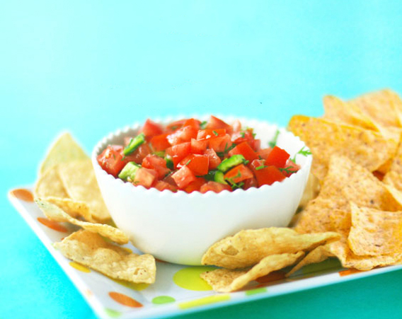 Mild Salsa — with tortilla chips (Photo from Kidstir.com)