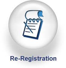 Re-registration