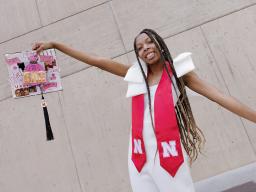 Omaha's Cherish Perkins will graduate May 14 with a degree focused on fashion merchandising. She also has earned minors in international studies, art and business.