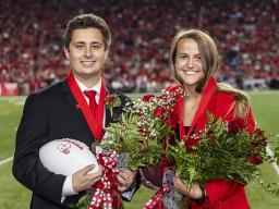 Seniors Bobby Martin and Leigh Jahnke were crowned homecoming royalty in 2021.