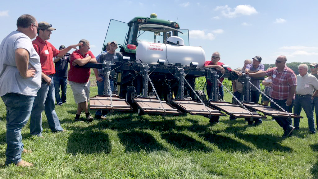 A Flame Weeding Workshop will be held Aug. 17 at the Eastern Nebraska Research, Extension and Education Center.