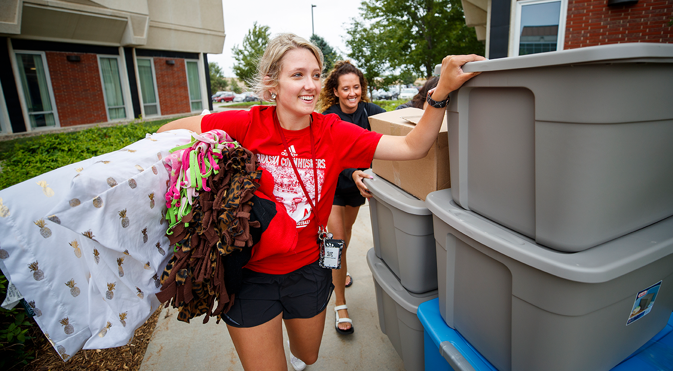 Watch your Huskers email July 29 for your move-in appointment time.