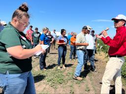 Amit Jhala, Department of Agronomy and Horticulture associate professor and Extension weed management specialist, discusses management of glyphosate-resistant weeds in corn and soybean.