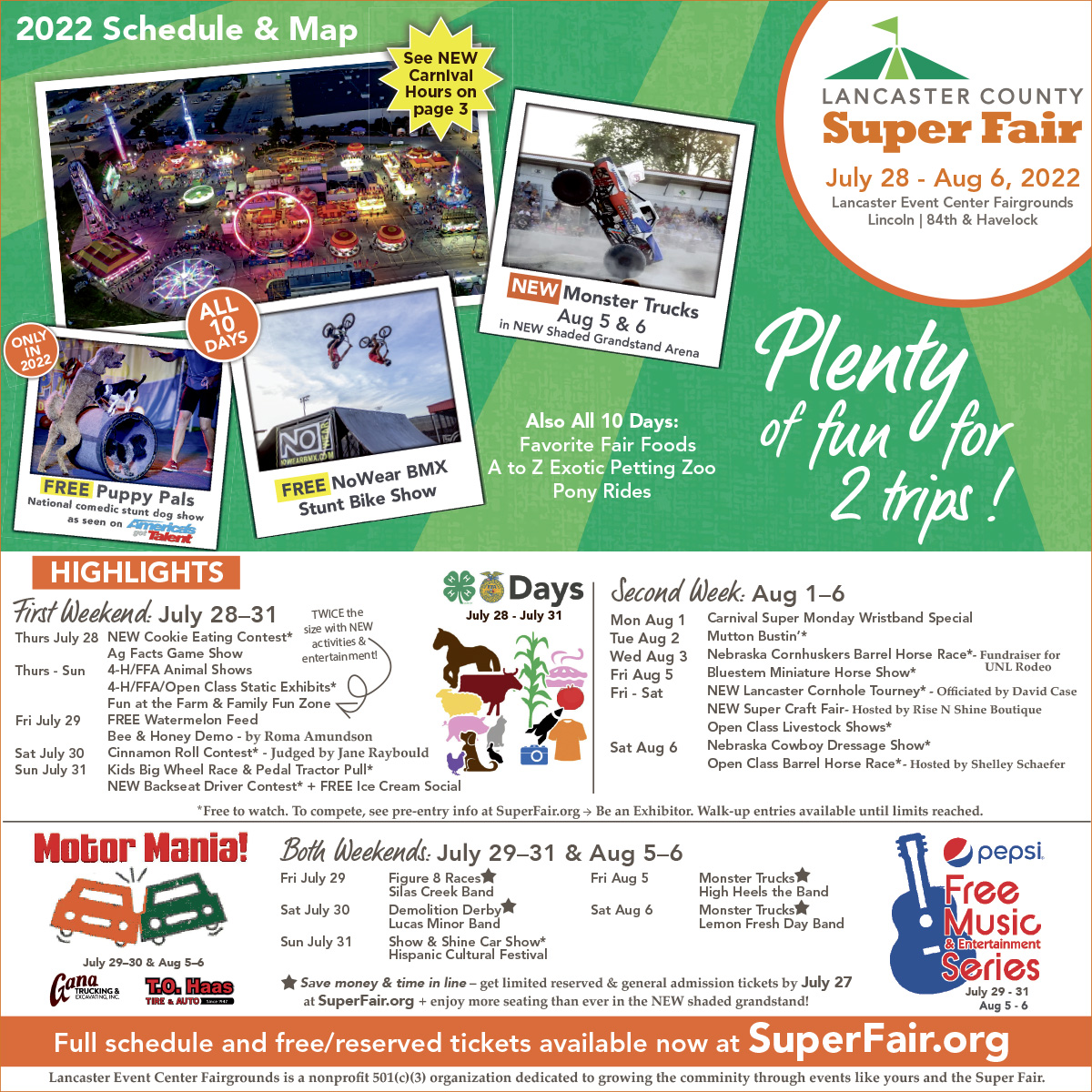 Special Pullout Section — Lancaster County Super Fair Announce