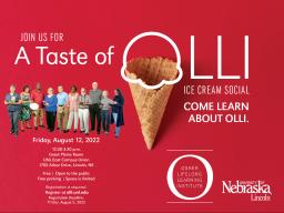 A Taste of OLLI Ice Cream Social event