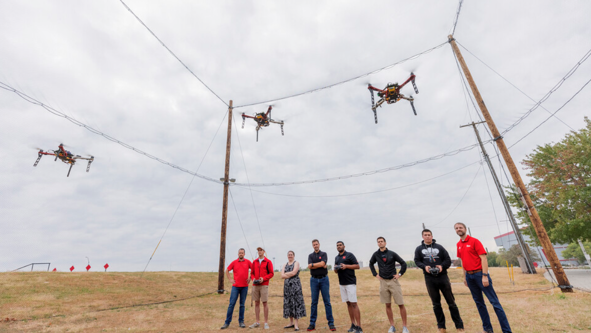 Led by Justin Bradley, the Nebraska Intelligent MoBile Unmanned Systems Lab at the University of Nebraska–Lincoln is working to develop an algorithm to control drone swarms for intelligence, surveillance, target acquisition and reconnaissance missions.