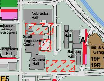 Area A parking during move in