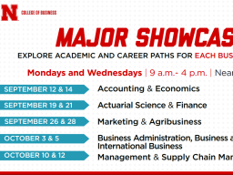 College of Business Major Showcase