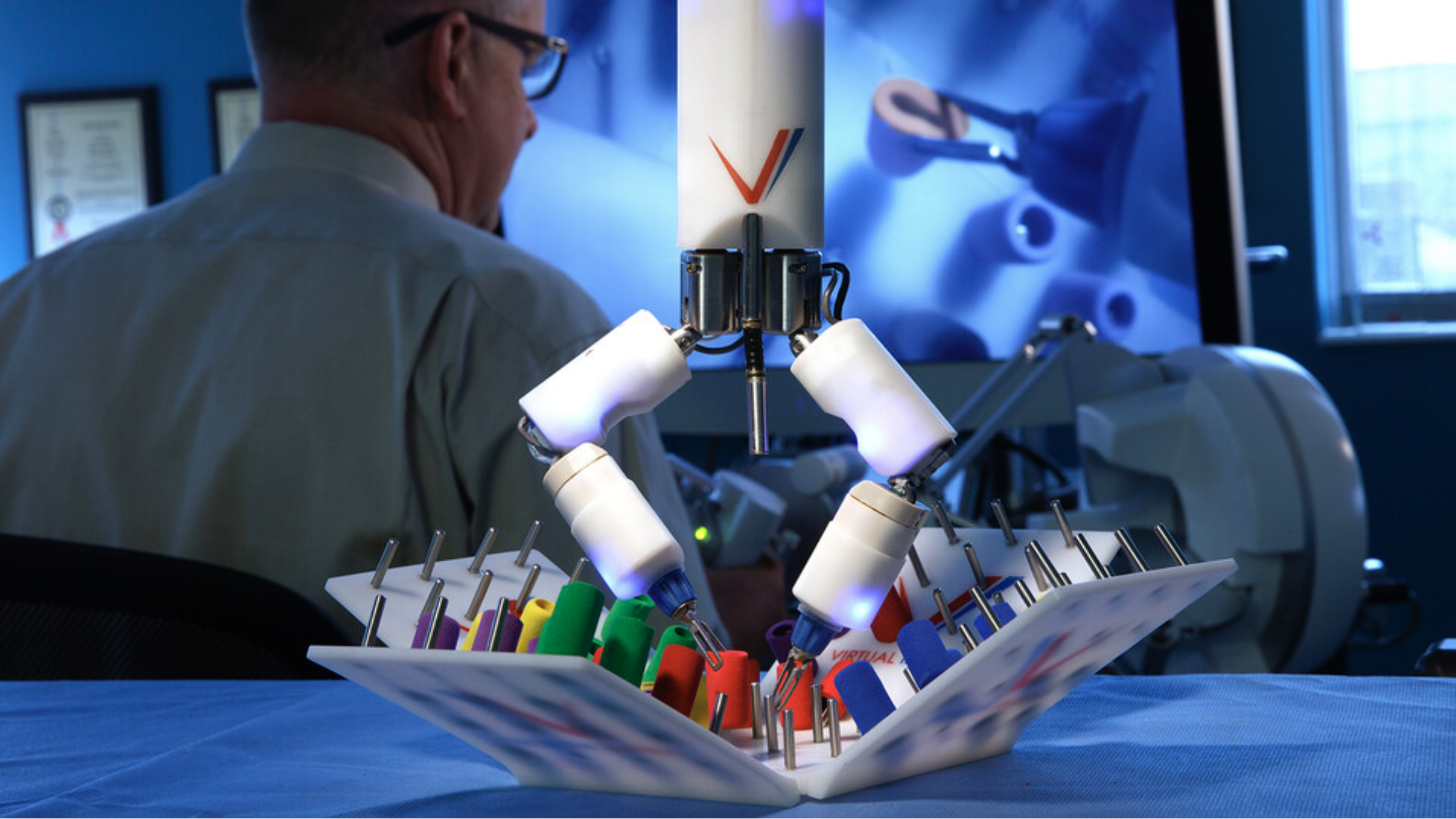 A surgical robot, developed by Shane Farritor, the David and Nancy Lederer Professor of Engineering and chief technology officer of Virtual Incision, will be tested on the International Space Station in 2024.