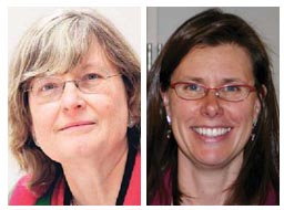 Plenary speakers at the 2012 Nebraska Conference for Undergraduate Women in Mathematics are Ingrid Daubechies (left) and Sara Billey. All conference sessions are free for UNL faculty and staff.