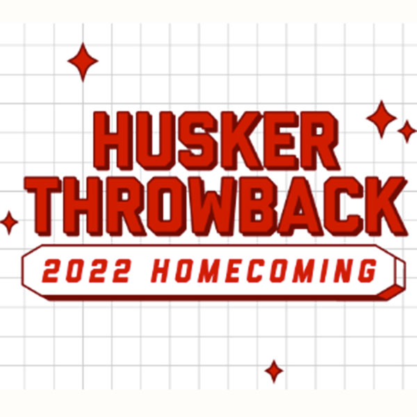Based on student vote, the 2022 theme is "Husker Throwback."