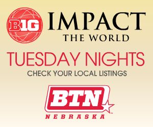 Big Ten Network Impact the World graphic