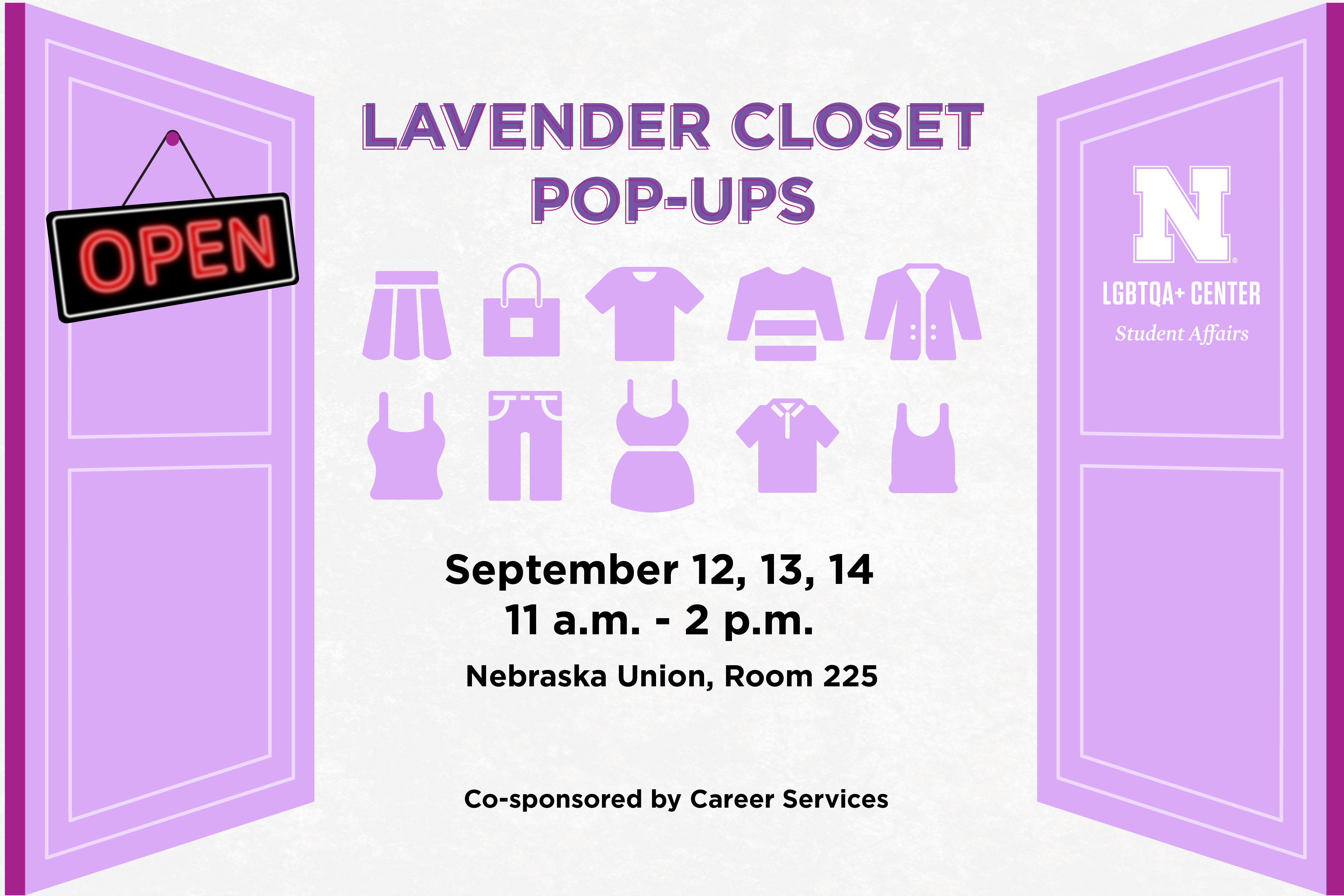 Lavender Closet Pop-Ups