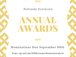 Extension Annual Award Nominations