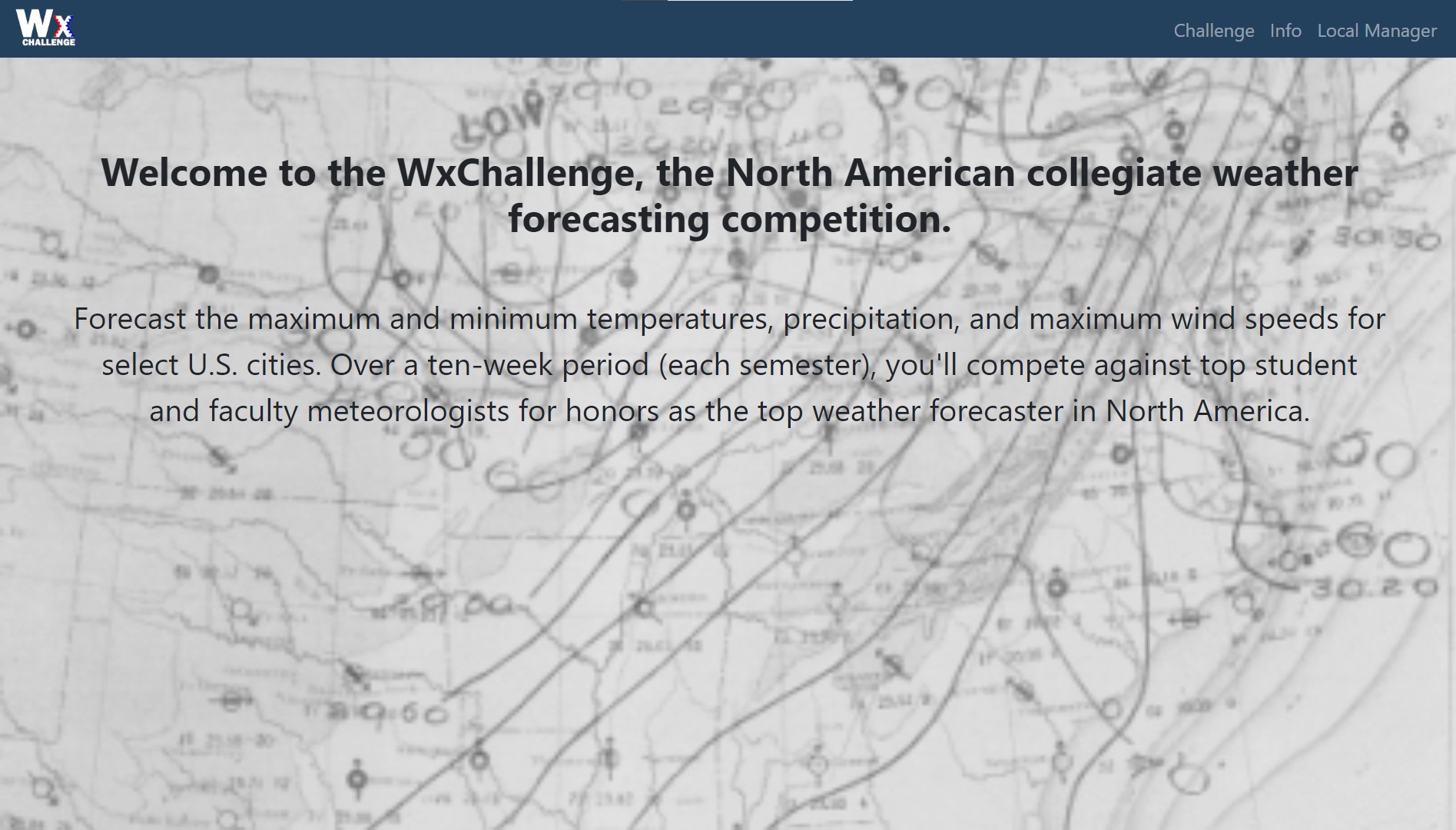 WxChallenge Forecasting Competition