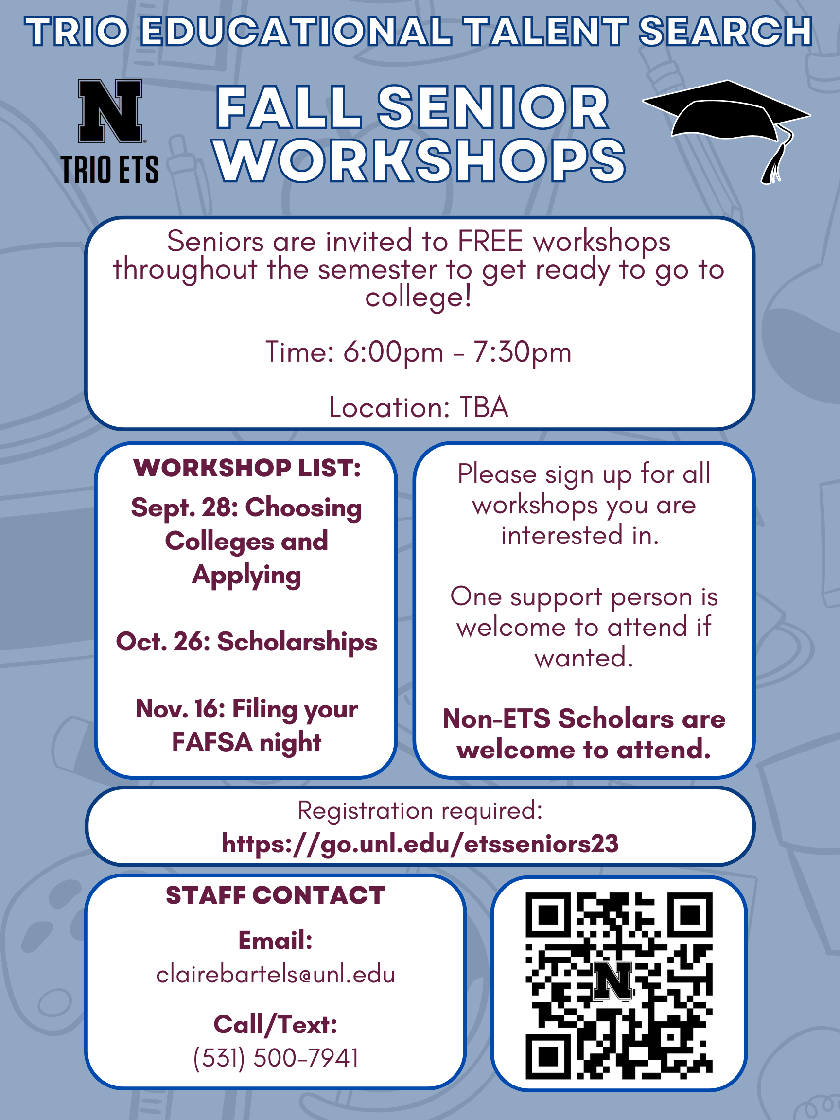 Senior Workshops