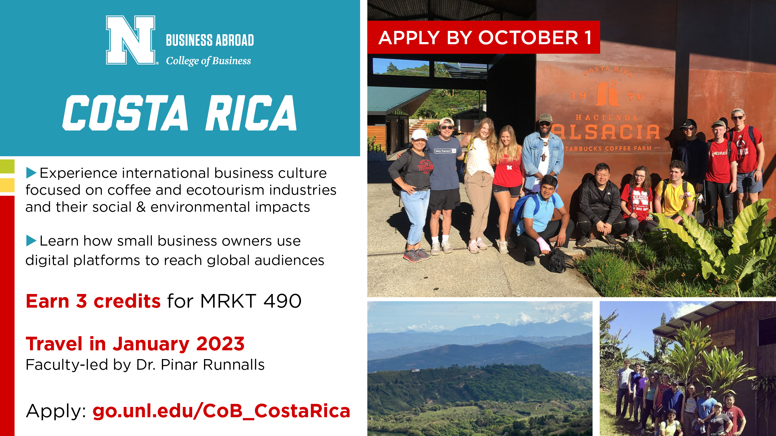 Study Abroad in Costa Rica!