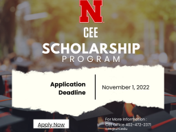CEE Scholarship Applications Open