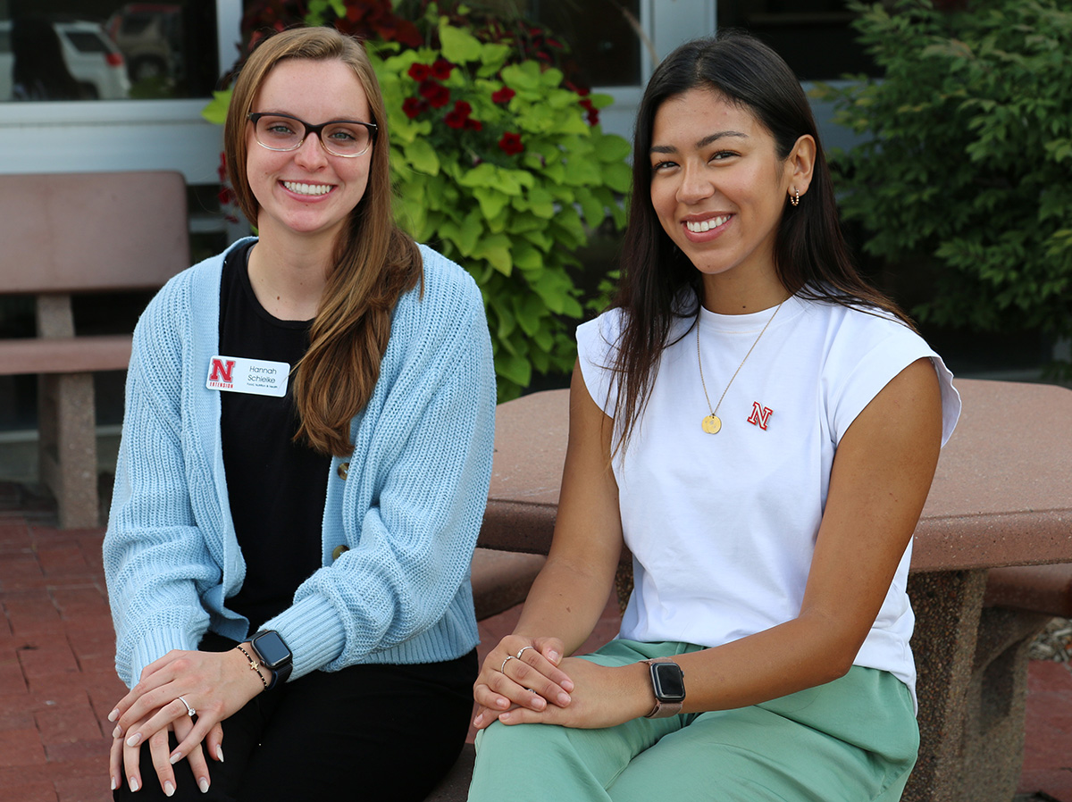 (L–R) Hannah Schielke and  Sam Isaacson