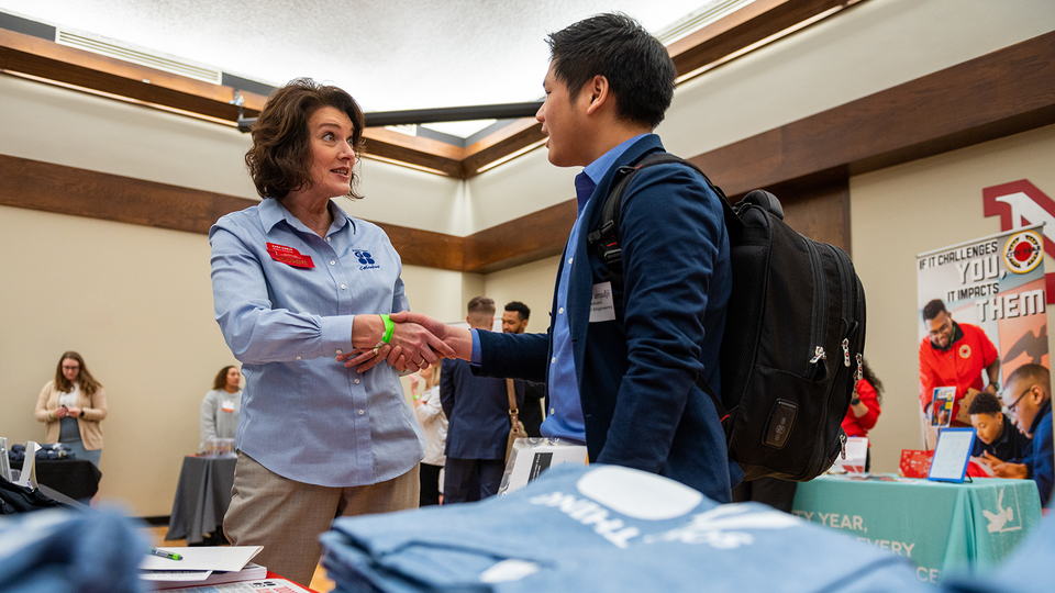 Students can meet hundreds of employers at the fall 2022 career fairs. [Justin Mohling | University Communication]