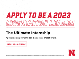 Apply to be a 2023 Orientation Leader