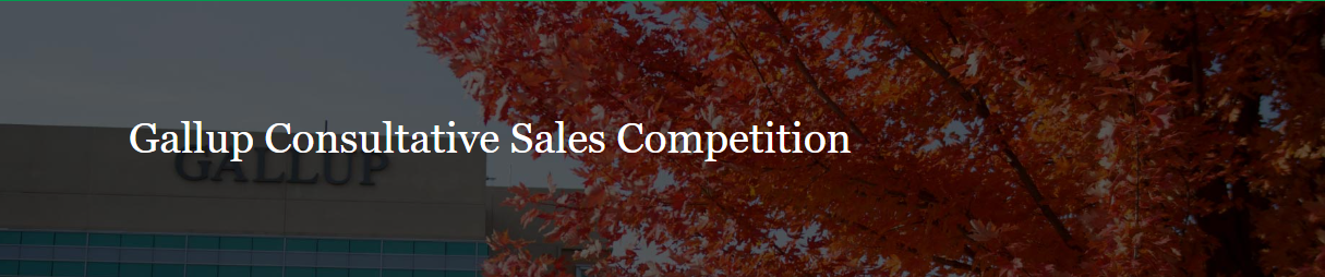 Gallup Consultative Sales Competition Image