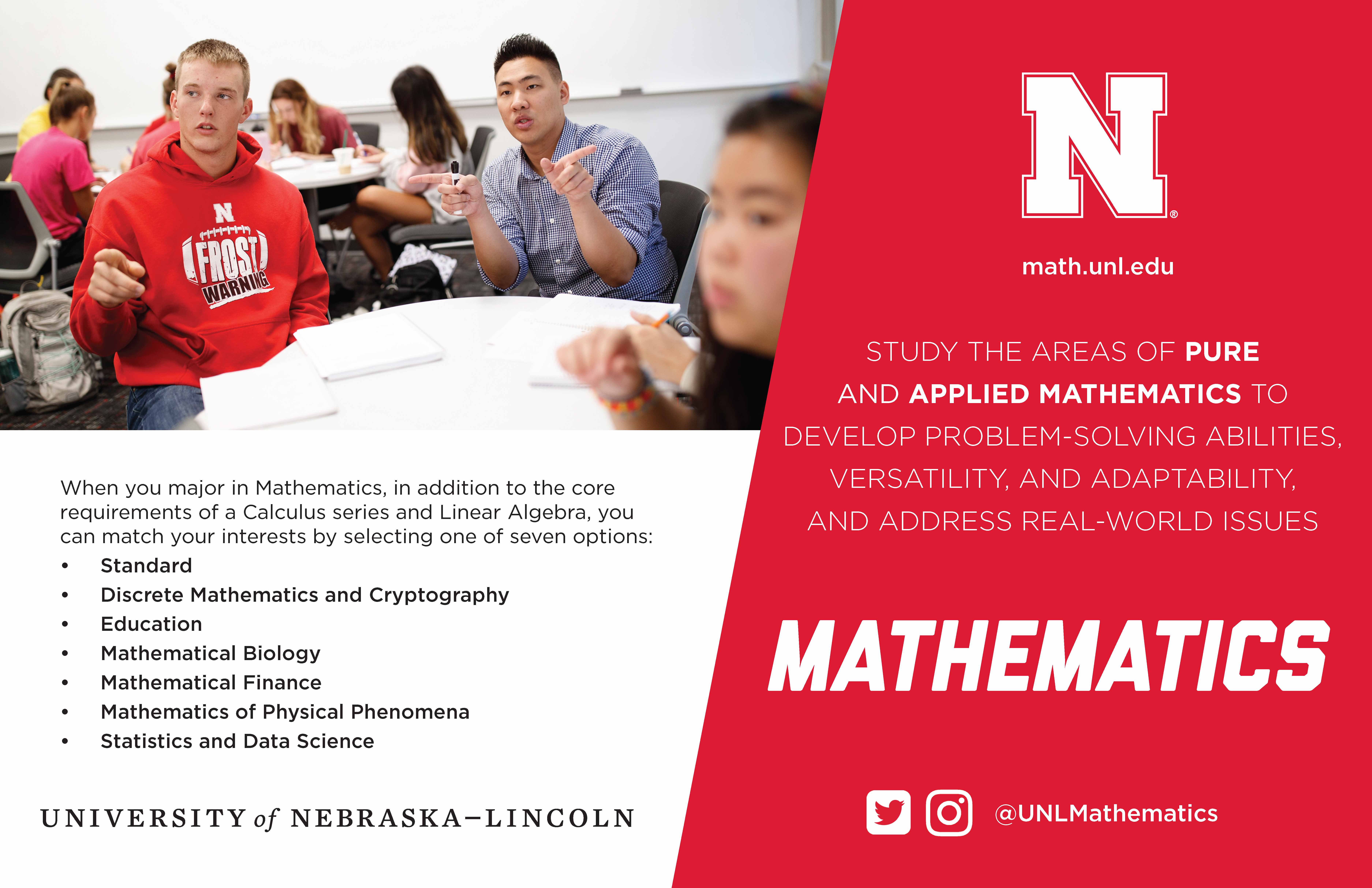 Mathematics at UNL