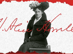 Amanda Rigsby's internship project focused on Alice Howell, a drama professor at the University of Nebraska-Lincoln in the early 20th century.
