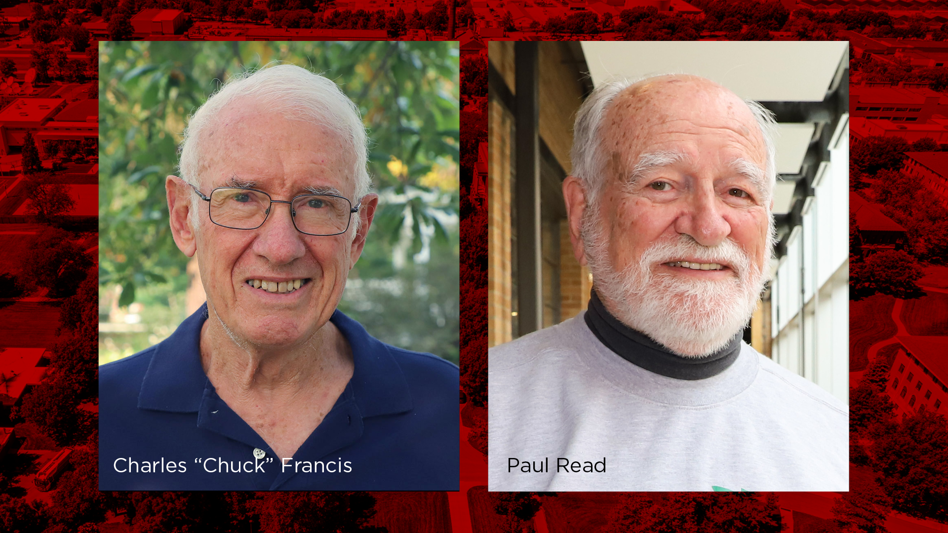 The University of Nebraska–Lincoln honored 850 faculty and staff for their years of service Sept. 28 including Department of Agronomy and Horticulture’s Professor Emeritus Charles “Chuck” Francis for 45 years and Professor Paul Read for 35.