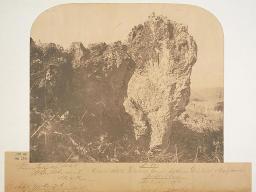 Carleton Watkins, “Rancho San Antonio Rock Outcropping, Exhibit no. 6” (1861). Salted paper print. Courtesy of The Bancroft Library, UC Berkeley, BANC PIC 19xx.096:06—ffALB.