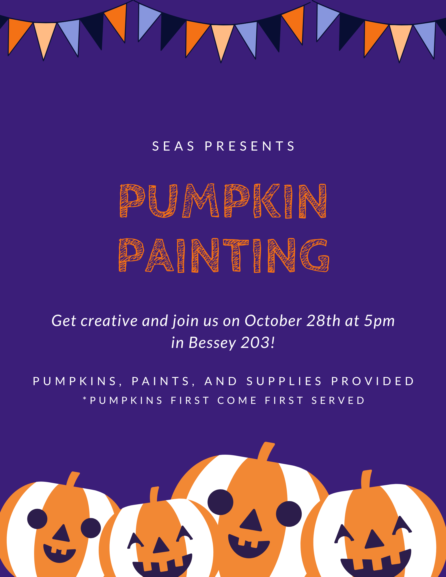 SEAS Presents Pumpkin Painting