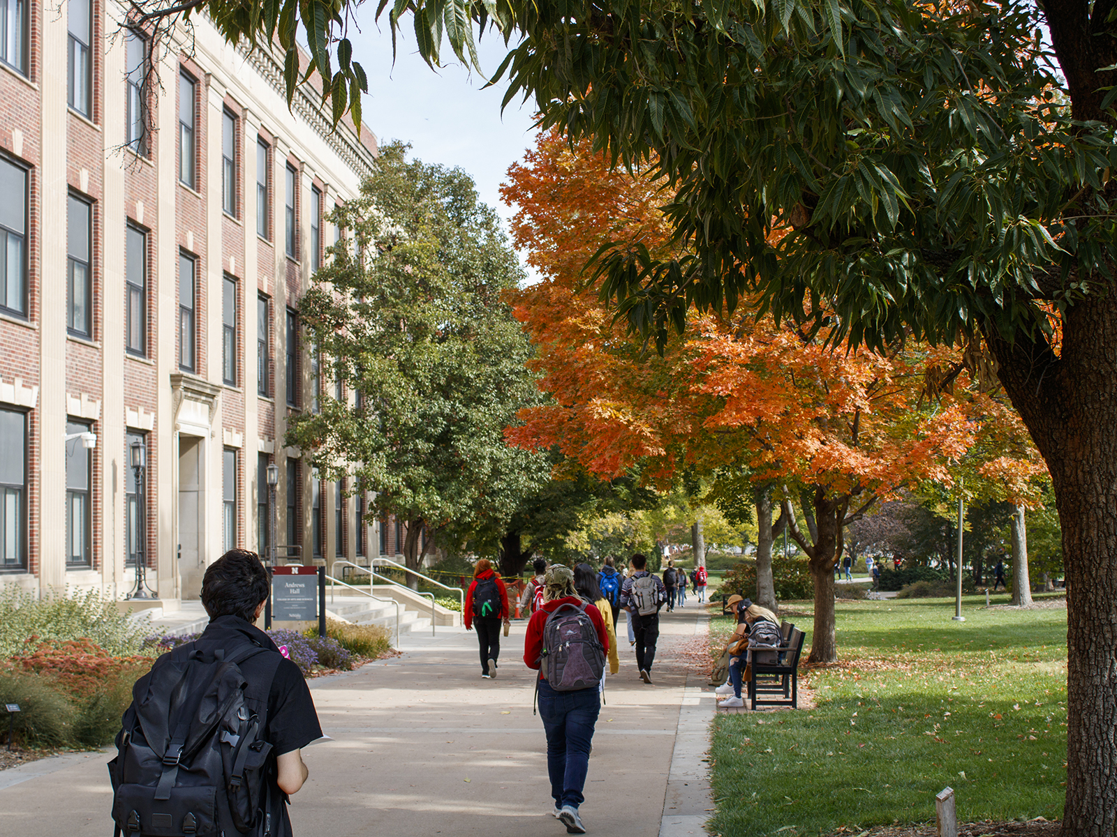 On days when weather is still nice, find time to enjoy nature by taking a walk during a study break or finding a good outdoor study location.