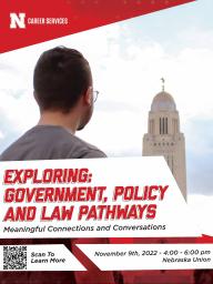 Exploring: Government, Policy & Law Pathways Event