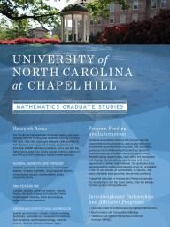 UNC-CH Mathematics Graduate Program