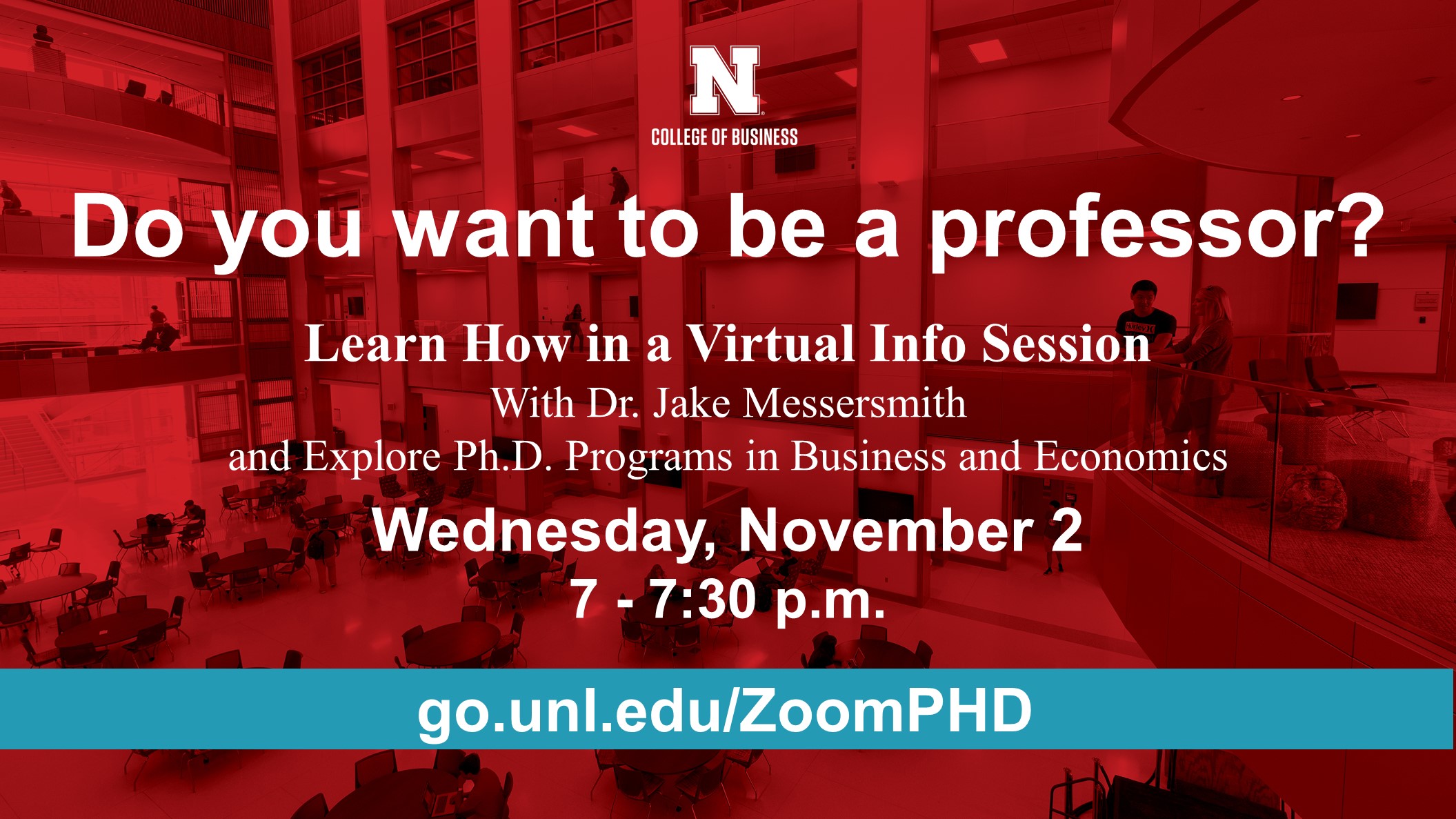 Virtual info session | Wednesday November 2 at 7 p.m. 