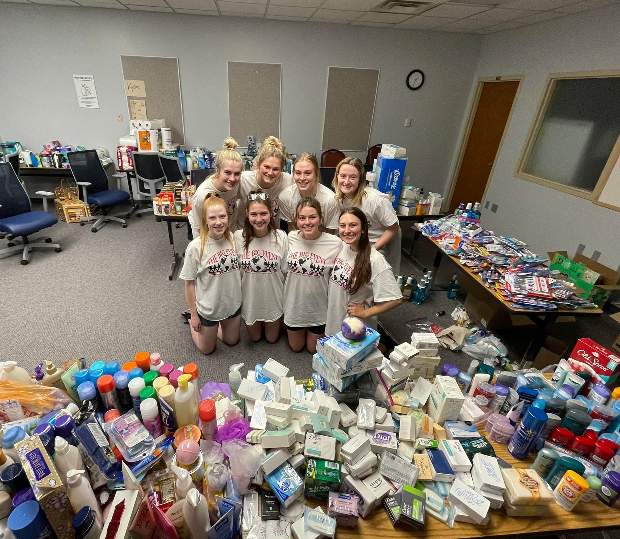 Did You Know: 8 Members of Delta Gamma-Kappa volunteered at Community Action last spring and sorted over 100 donated items. 