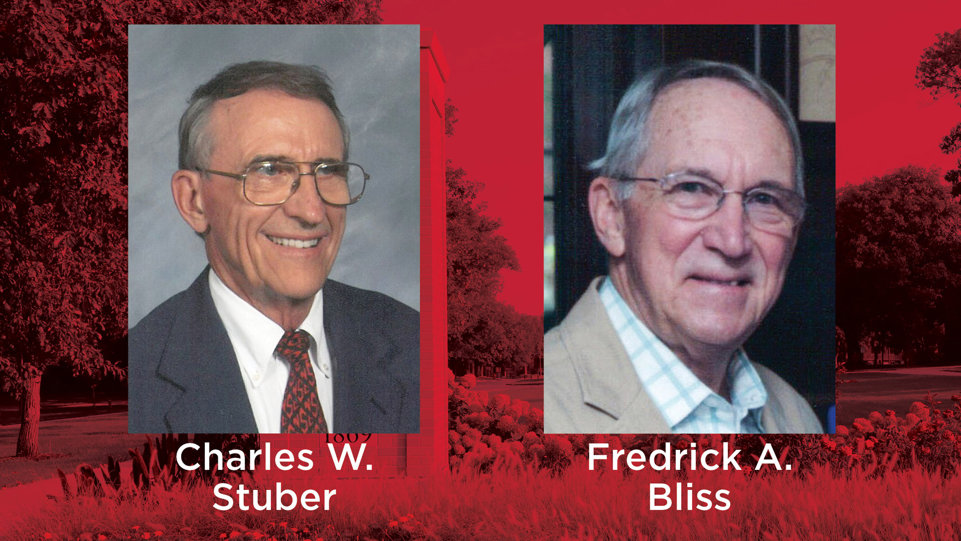 Charles William Stuber and Fredrick A. Bliss received the Department of Agronomy and Horticulture 2022 Alumni Lifetime Achievement Award.